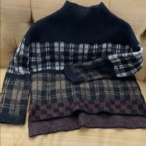 Urban outfitters plaid sweater